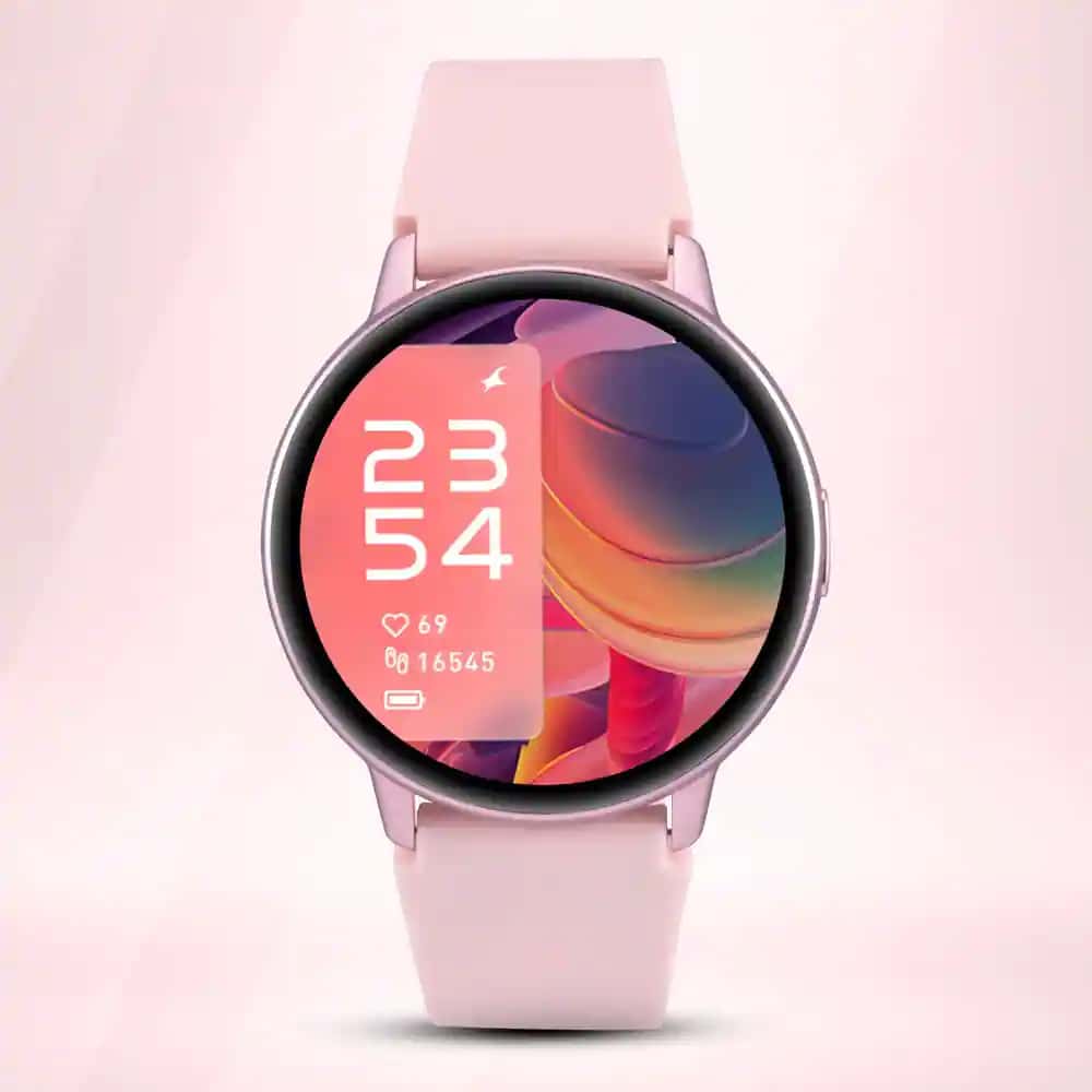 Fastrack Reflex Play Smartwatch Pink in bulk from India — Ant Mascot