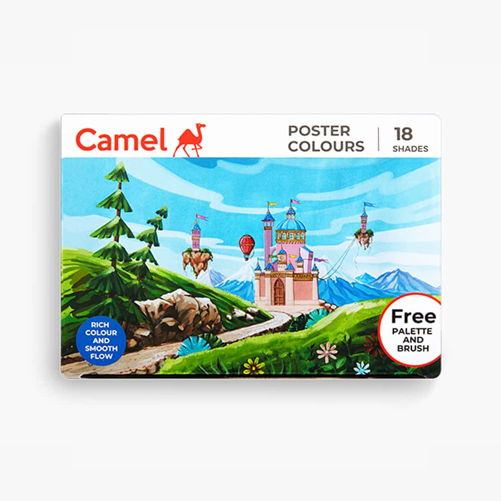 Camlin Student Poster Colour 18 Shades in 10ml in bulk from India — Ant Mascot