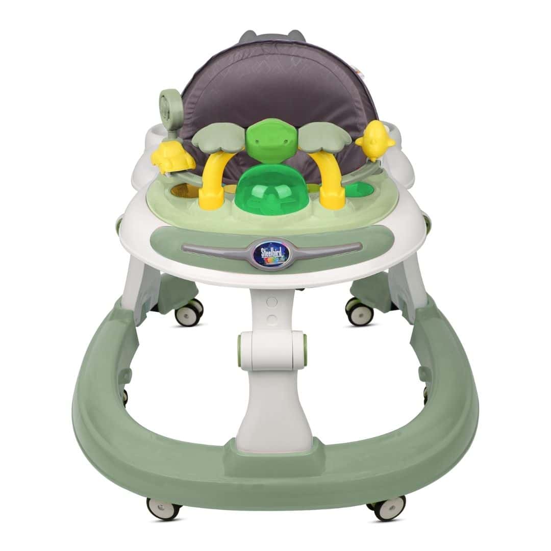 Steelbird Baby Walker with Push Handle- Sea Green in bulk from India — Ant Mascot