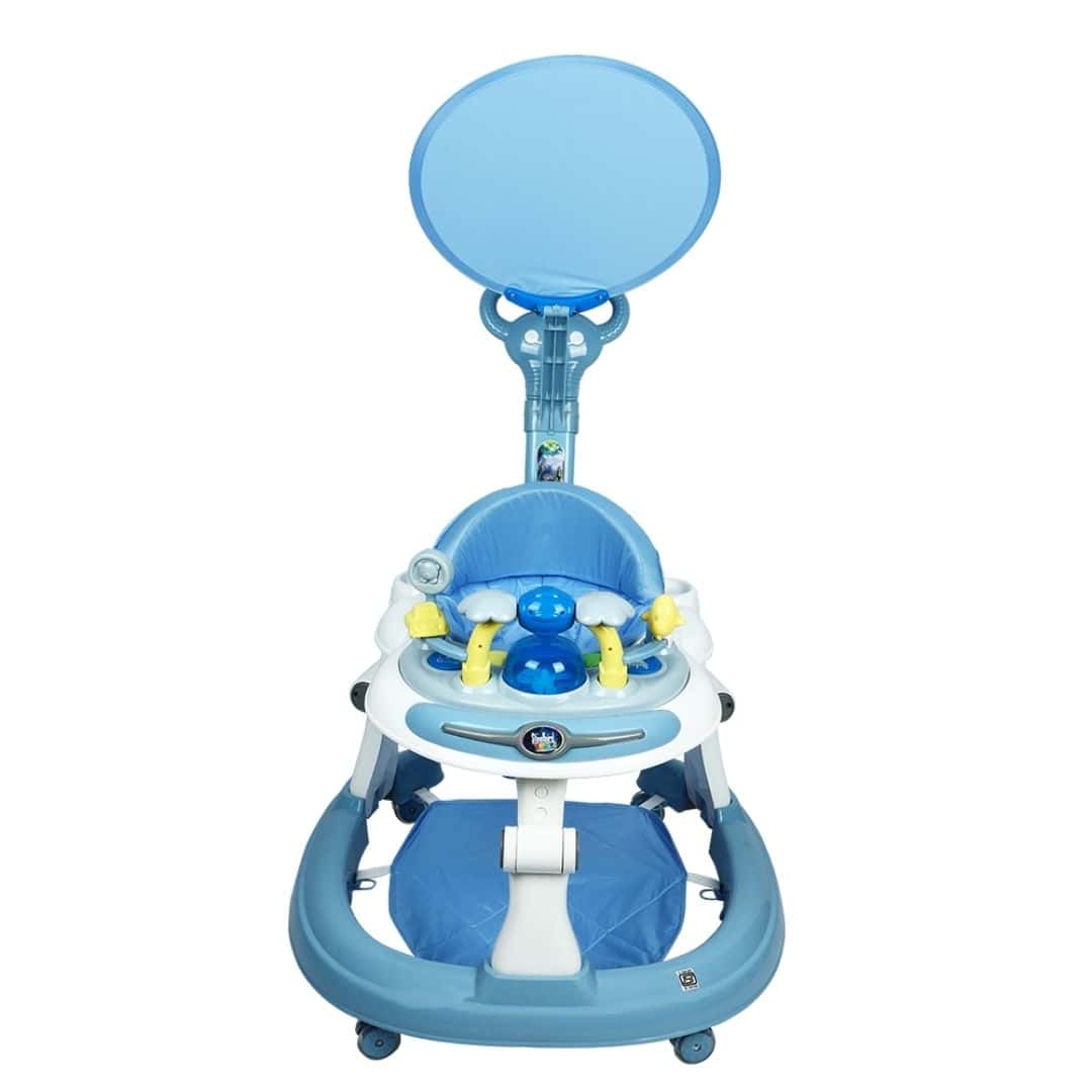 Steelbird Bluetooth Baby Walker with Sunshield-Blue in bulk from India — Ant Mascot
