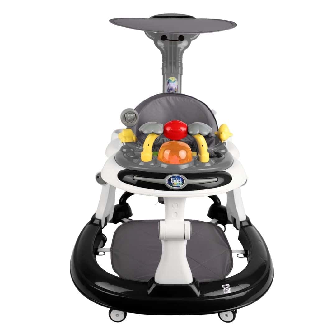 Steelbird Bluetooth Baby Walker with Sunshield-Black in bulk from India — Ant Mascot