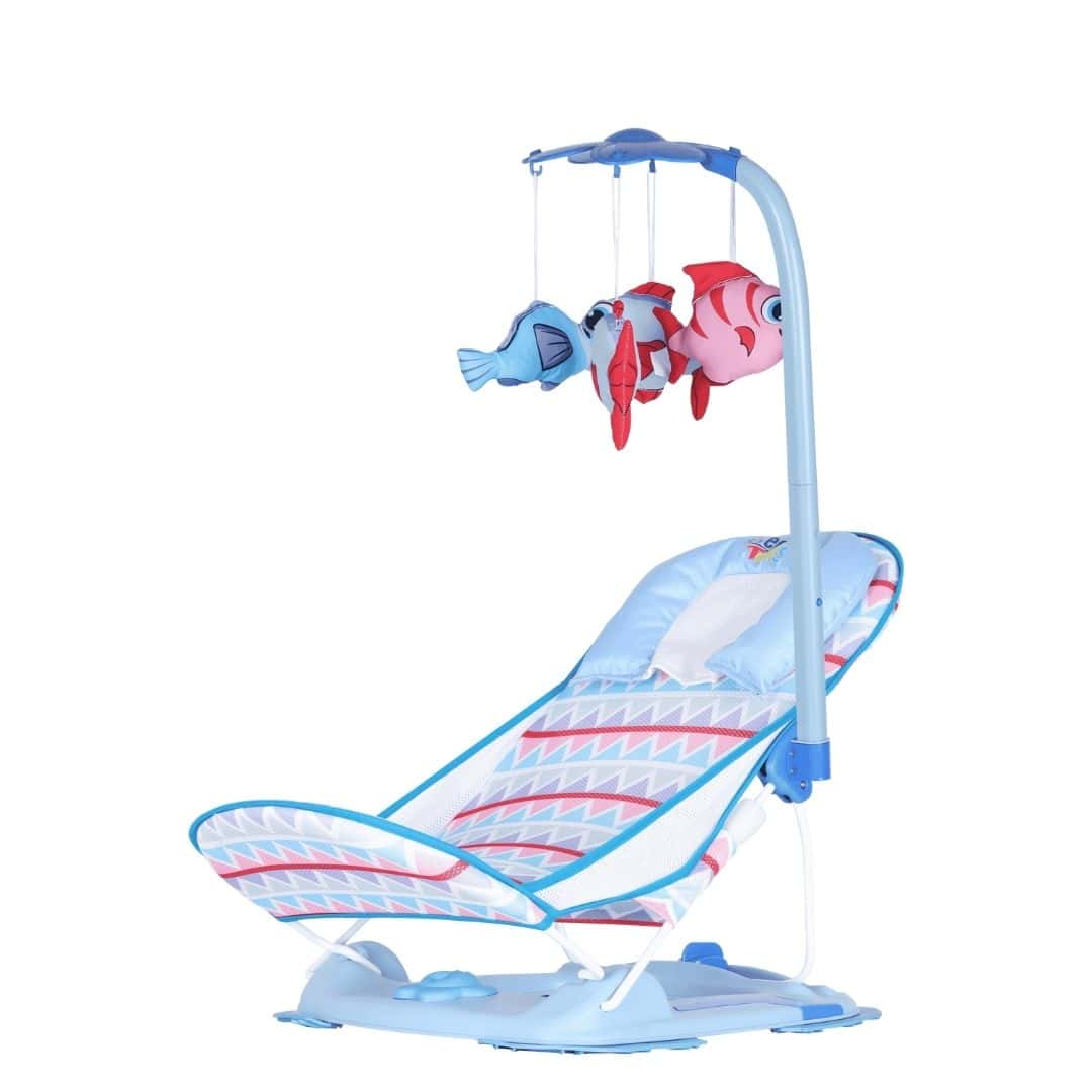 Steelbird Anti Skid Compact Comfy Baby Bather With Toys-Blue in bulk from India — Ant Mascot