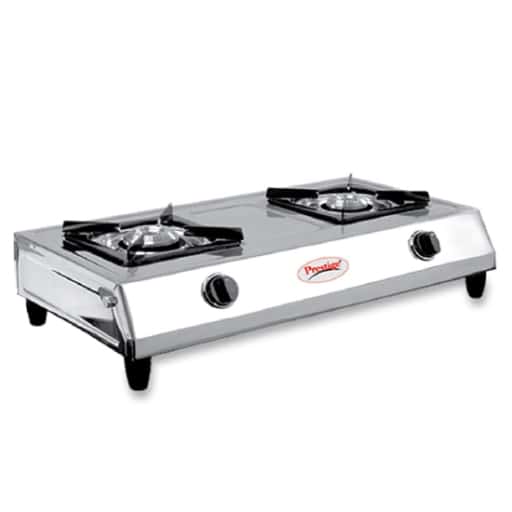 Prestige 40054 L.P Gas Stove SS Body & 2 Brass Burners (SHAKTHI) in bulk from India — Ant Mascot