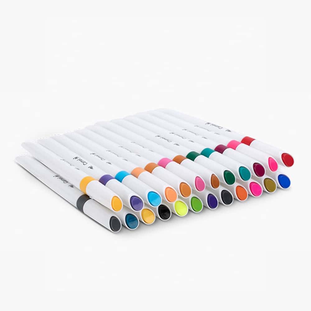 Camel Student Brush Pens (Pack of 24) Shades in bulk from India — Ant Mascot