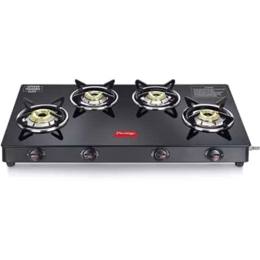 Prestige 40291 Marvel Plus GTM 04 Burner Gas Stove (Black) in bulk from India — Ant Mascot