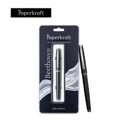 Paperkraft Beethoven Premium Matallic Finish Roller Ball Pen Blue in bulk from India — Ant Mascot