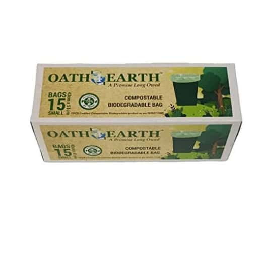 Oath 4 Earth Compostable Garbage Bag Small 17 X 20 Inches in bulk from India — Ant Mascot