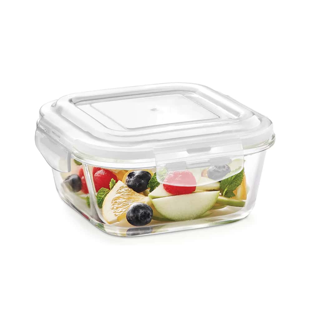 Kairos Glass Food Storage Container Set Of 4 (320 Ml) in bulk from India — Ant Mascot