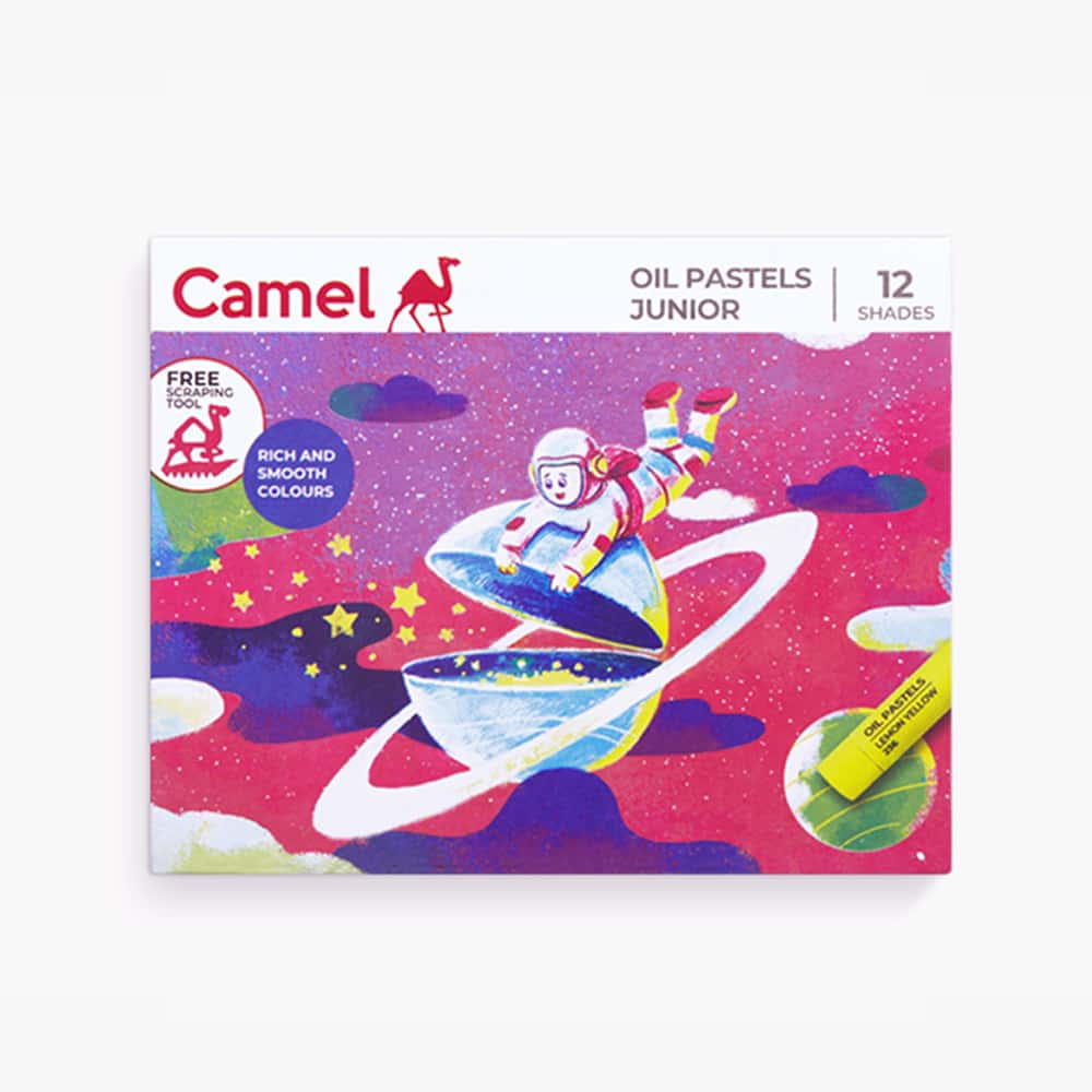 Camel Student Oil Pastels 12 Shades Junior in bulk from India — Ant Mascot