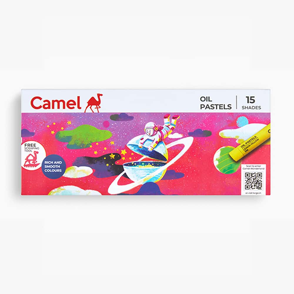 Camel Student Oil Pastels 15 Shades in bulk from India — Ant Mascot