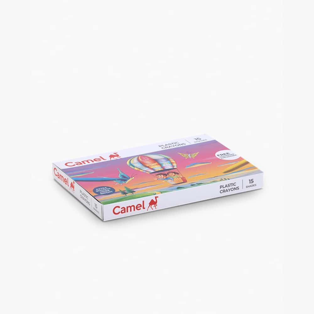 Camel Plastic Crayons 15 Shades in bulk from India — Ant Mascot