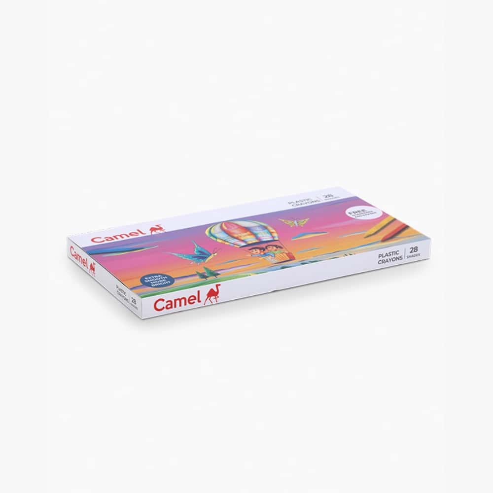 Camel Plastic Crayons 28 Shades in bulk from India — Ant Mascot
