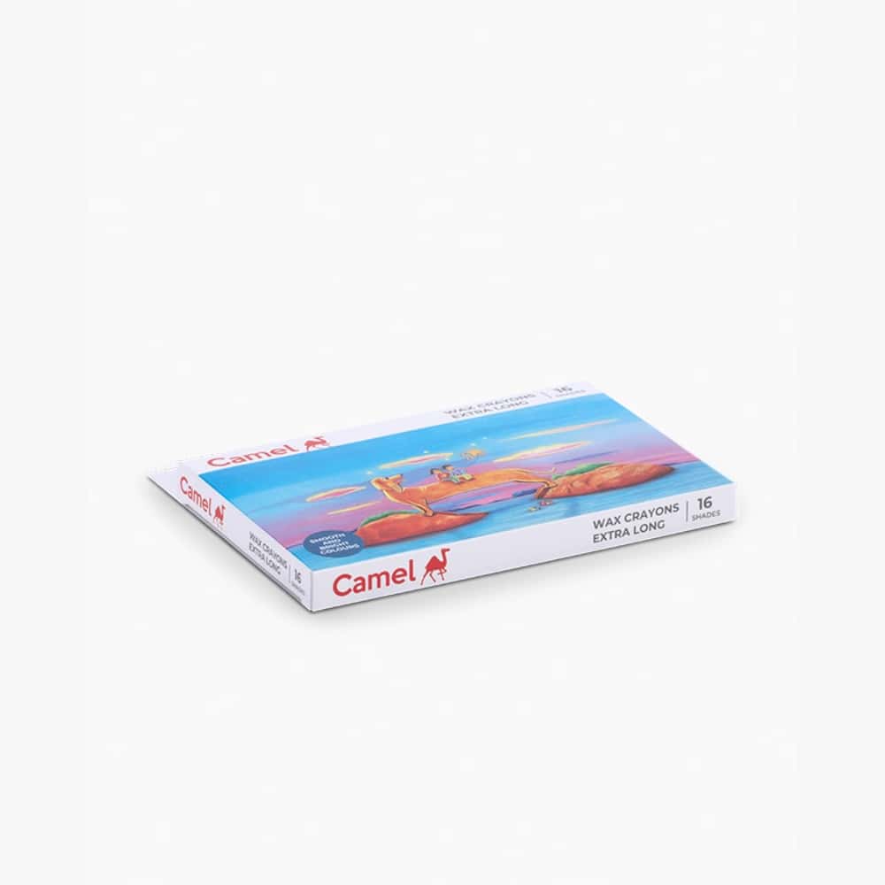 Camlin Wax Crayons 16 Shades Extra long in bulk from India — Ant Mascot