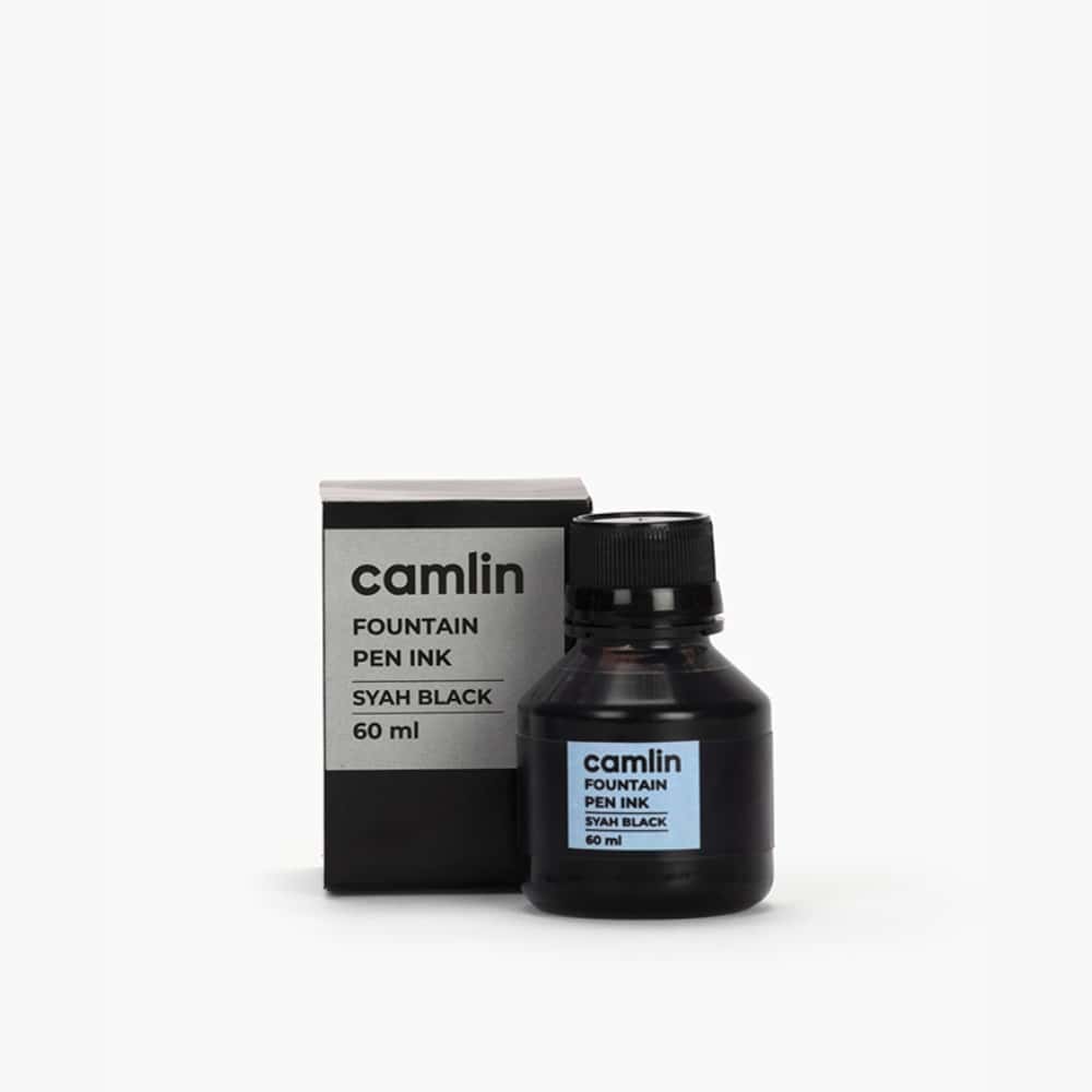 Camlin Fountain Pen Ink Black in bulk from India — Ant Mascot