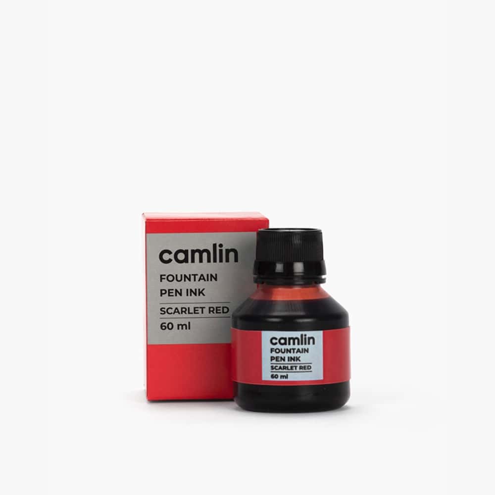 Camlin Fountain Pen Ink Red in bulk from India — Ant Mascot