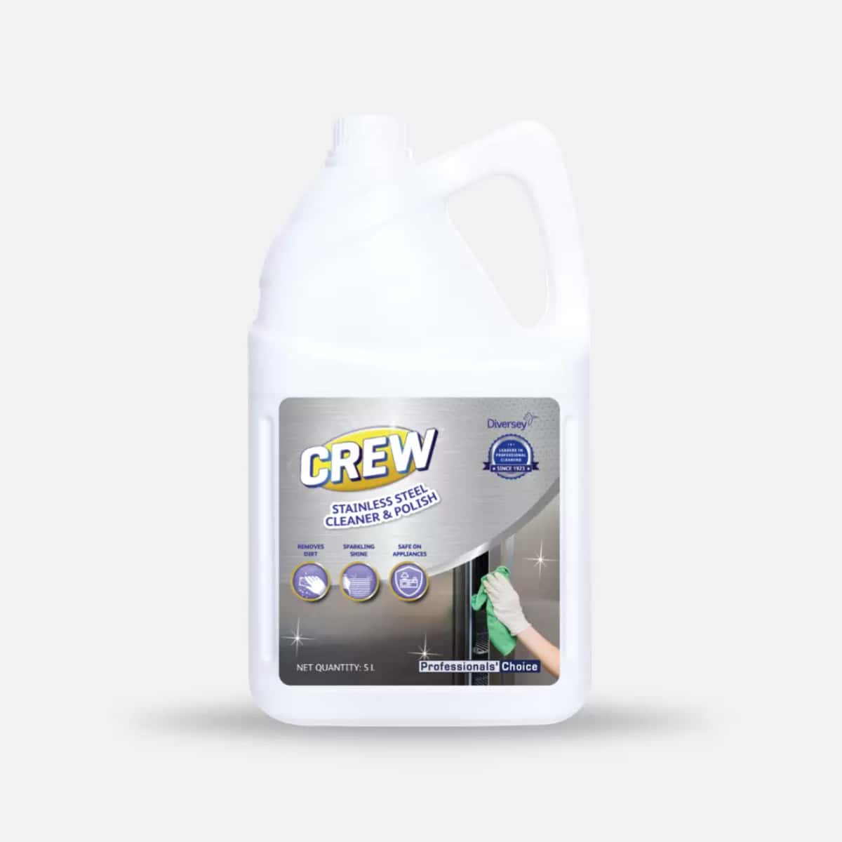 Diversey Prosumer Crew Stainless Steel Cleaner and Polish 5L in bulk from India — Ant Mascot