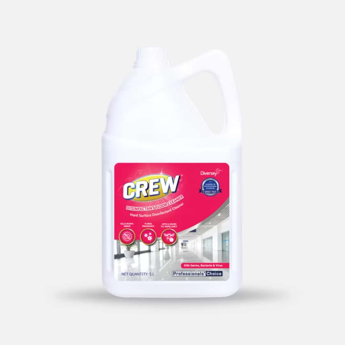 Diversey Prosumer Crew Disinfectant Floor Cleaner Liquid Floral 5L in bulk from India — Ant Mascot