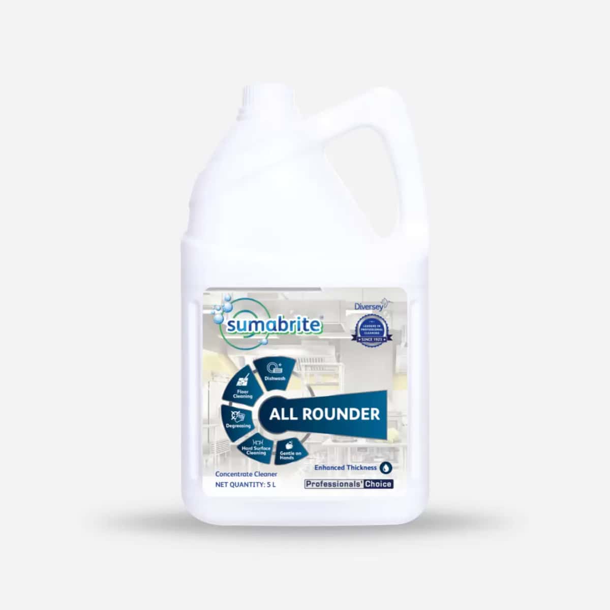 Diversey Prosumer Sumabrite All Rounder 4 in 1 Kitchen Cleaner 5Ltr in bulk from India — Ant Mascot