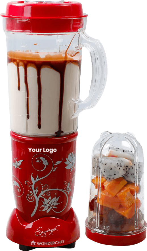 Wonderchef Nutri-Blend 3 Jar 400W Red in bulk from India — Ant Mascot