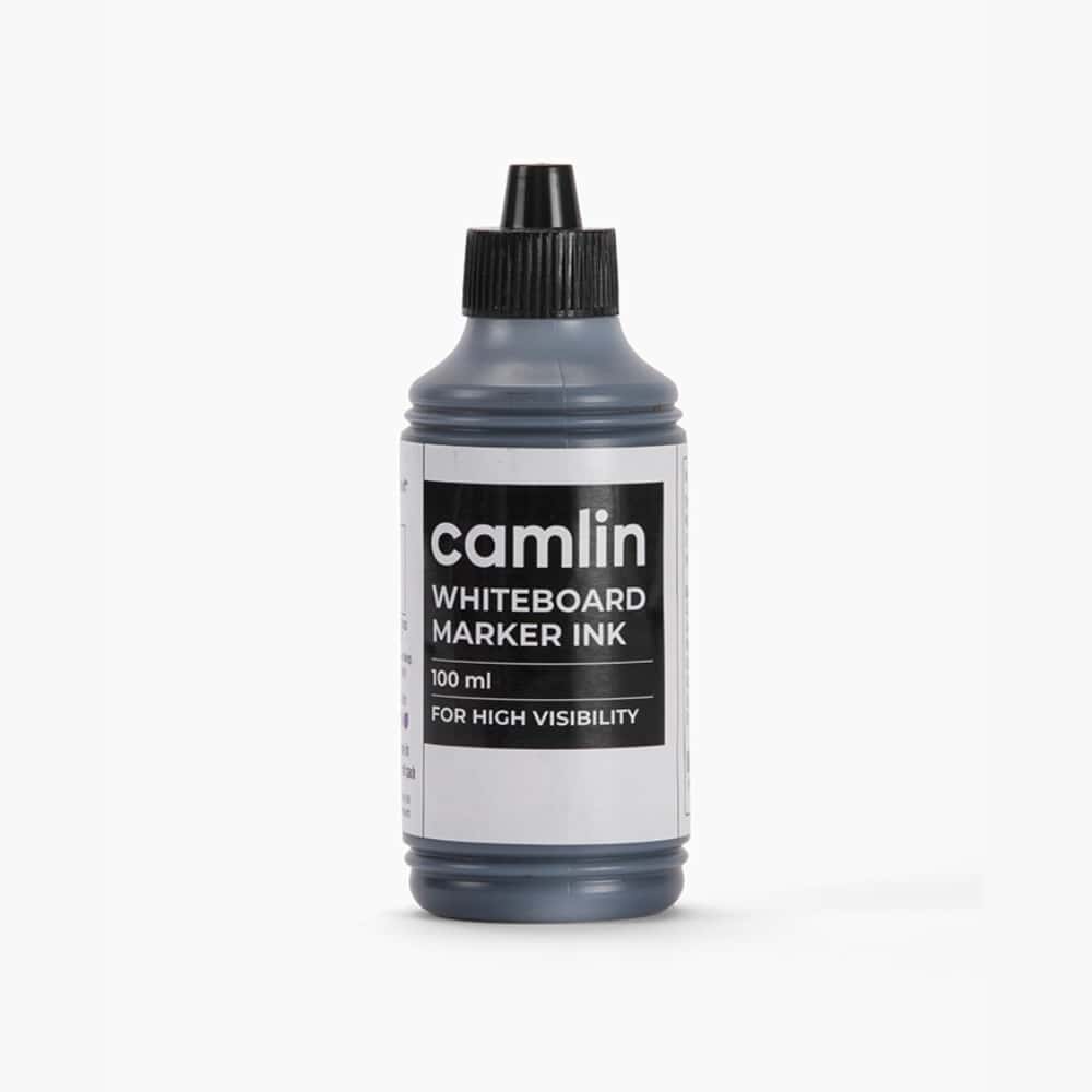 Camlin Whiteboard Marker Ink Black 100ml in bulk from India — Ant Mascot