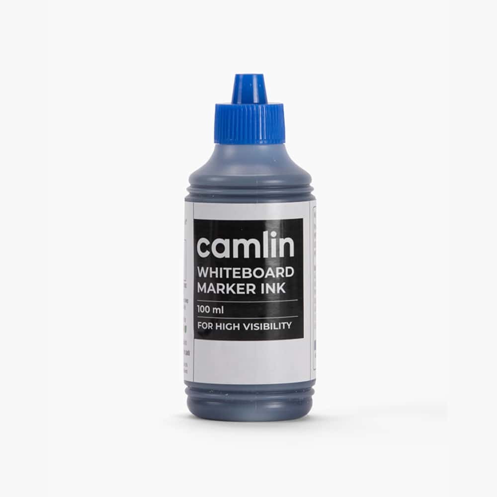 Camlin Whiteboard Marker Ink Blue 100ml in bulk from India — Ant Mascot