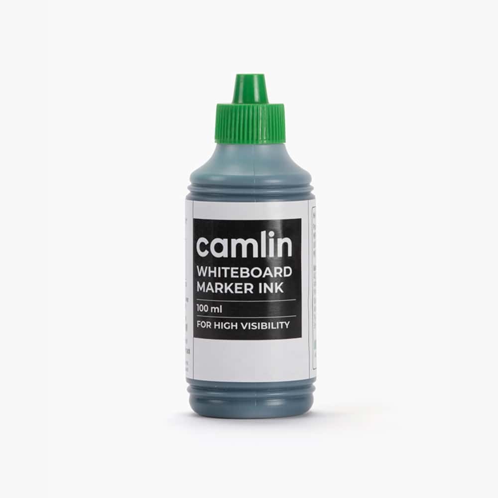 Camlin Whiteboard Marker Ink Green 100ml in bulk from India — Ant Mascot