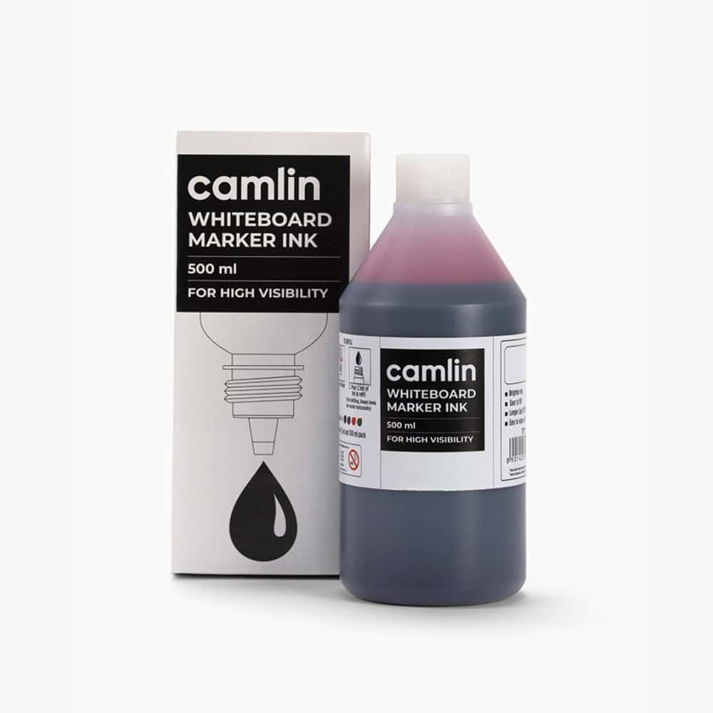 Camlin Whiteboard Marker Ink Red 500ml in bulk from India — Ant Mascot