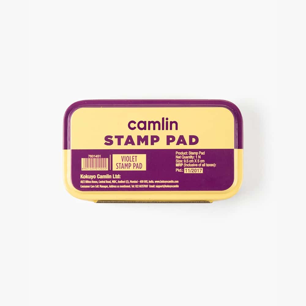 Camlin Small Stamp Pad Violet in bulk from India — Ant Mascot