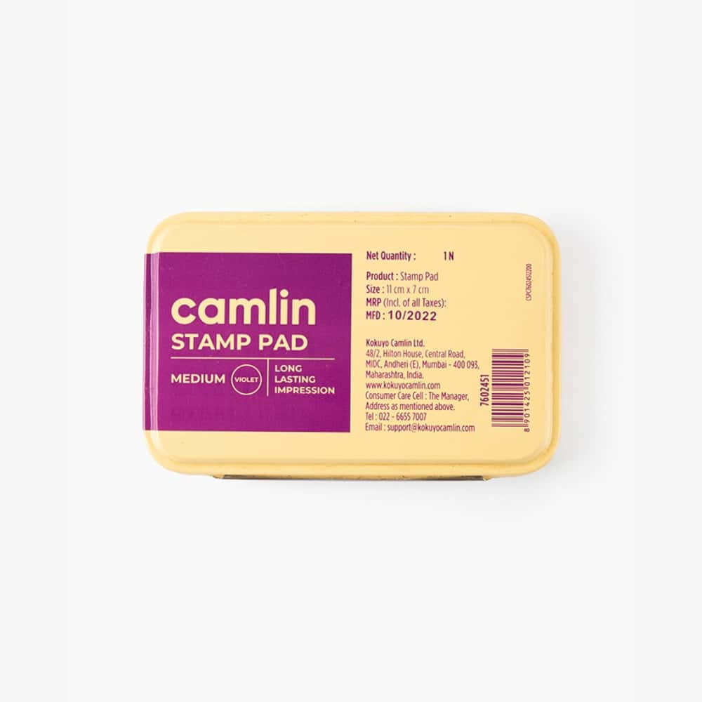 Camlin Medium Stamp Pad Violet in bulk from India — Ant Mascot