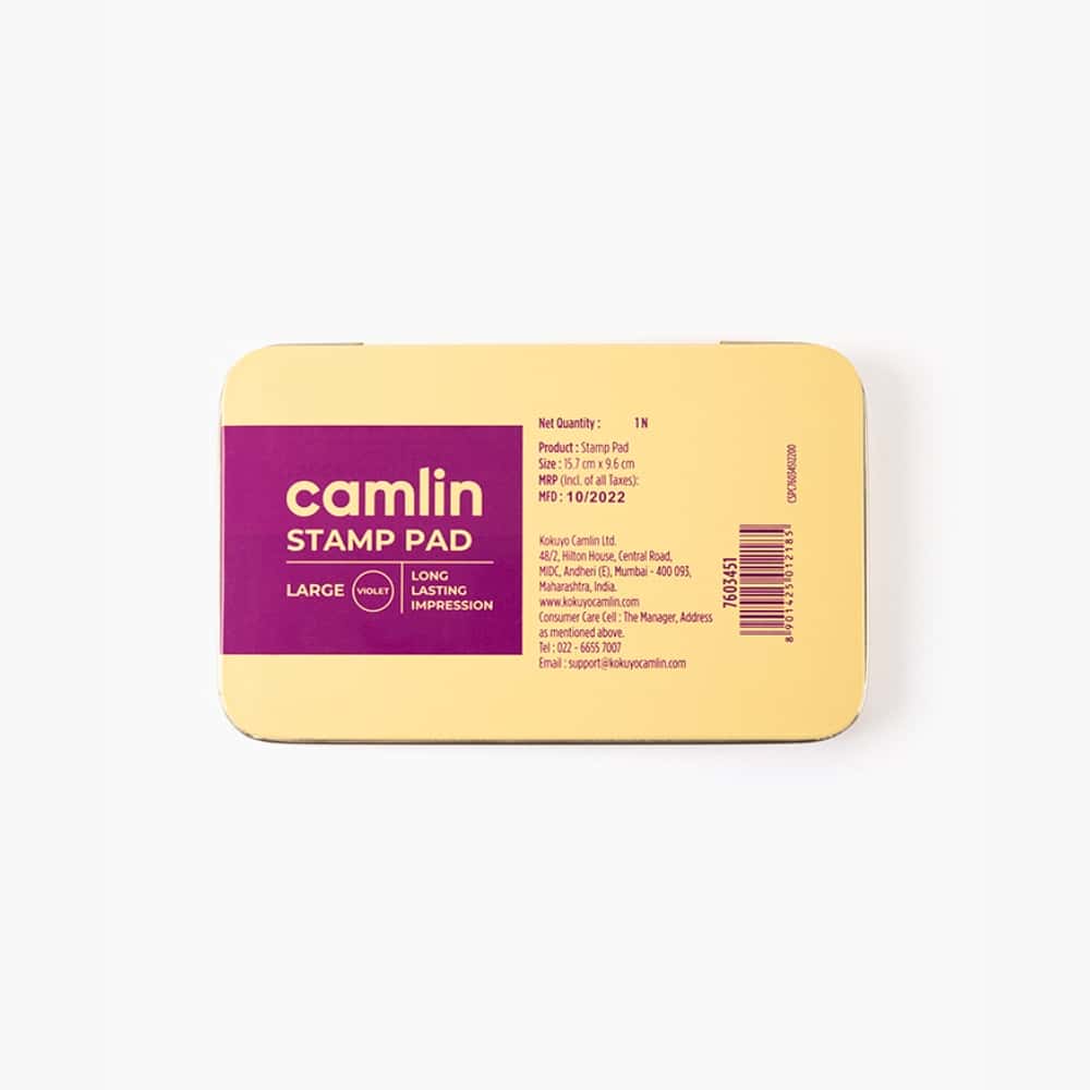 Camlin Large Stamp Pad Violet in bulk from India — Ant Mascot