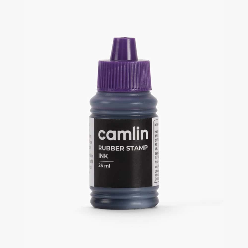 Camlin Rubber Stamp Ink Violet 25ml in bulk from India — Ant Mascot