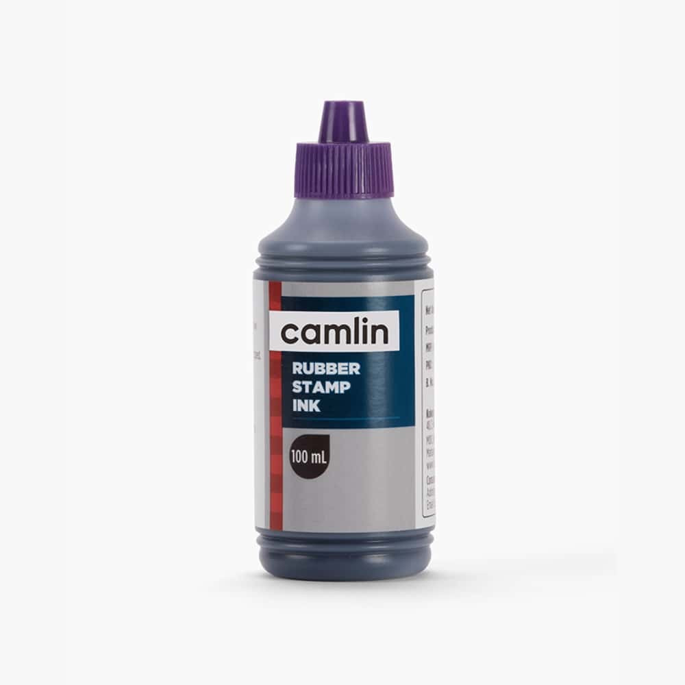 Camlin Rubber Stamp Ink Violet 100ml in bulk from India — Ant Mascot