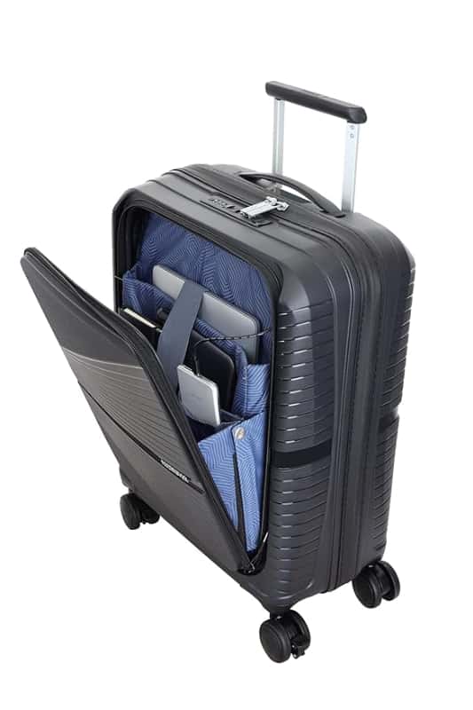 American Tourister Airconic 2.0 Cabin Trolley 55 FTL 15.6" � Obsidian Black (55 cm) in bulk from India — Ant Mascot