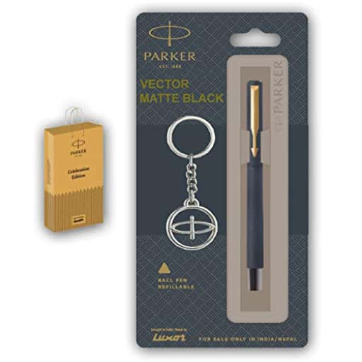 Parker vector Matte Black Fp Ct + Key Chain in bulk from India — Ant Mascot