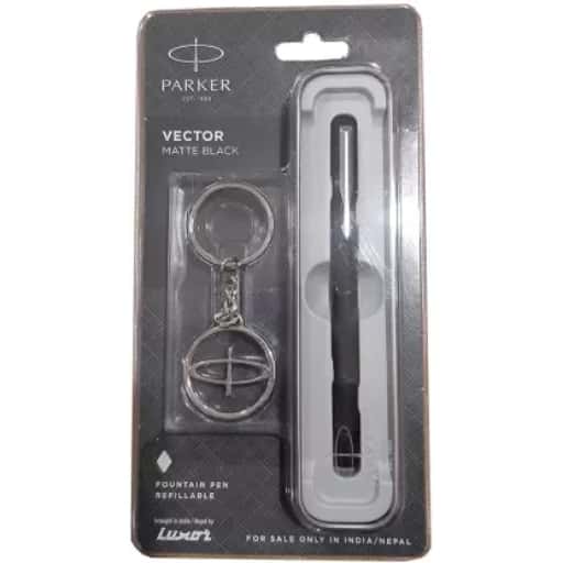 Parker vector Matte Black Fp Gt + Key Chain in bulk from India — Ant Mascot