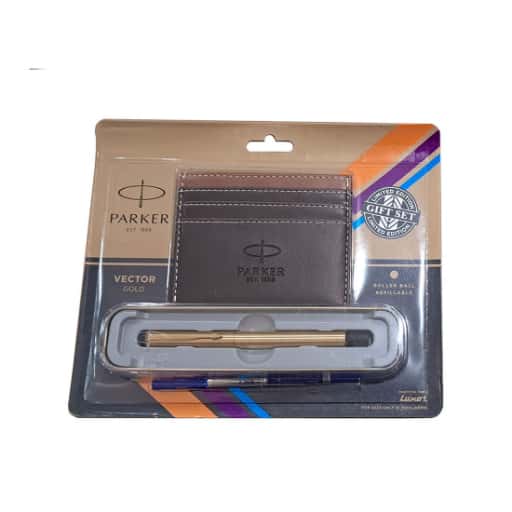 Parker Vector Gold Rb Gt + Card Holder in bulk from India — Ant Mascot