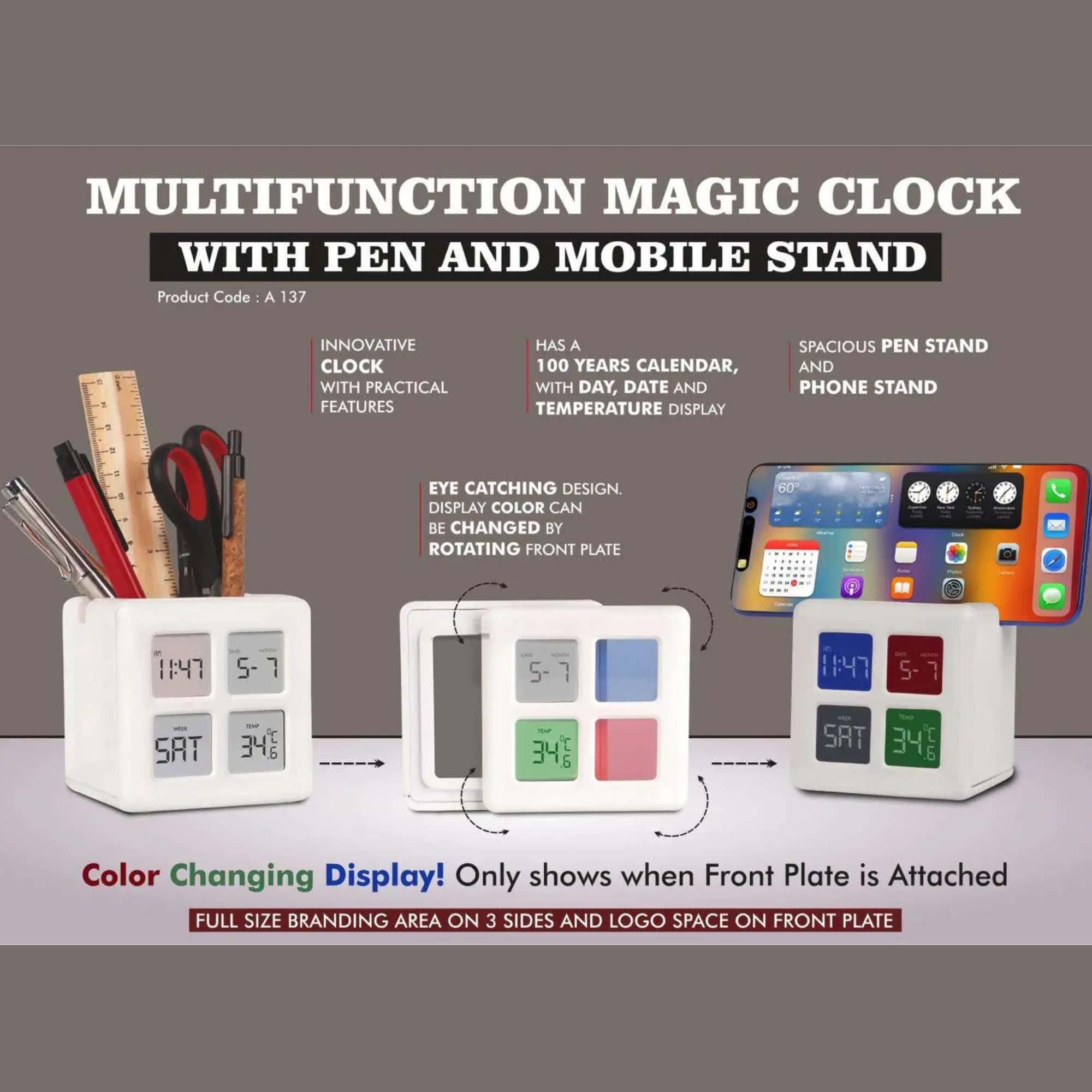Multifunction Magic Table Clock with Tumbler in bulk from India — Ant Mascot