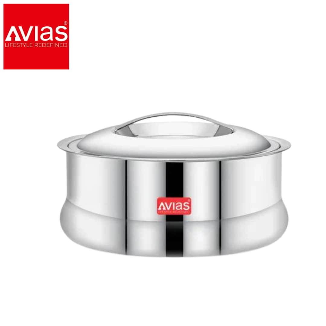 Avias Ruby Press Lid Casserole 2500Ml � Stainless Steel in bulk from India — Ant Mascot