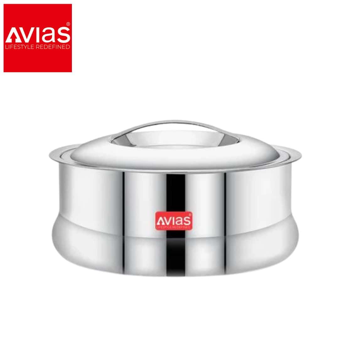 Avias Ruby Press Lid Casserole 3500Ml � Stainless Steel in bulk from India — Ant Mascot
