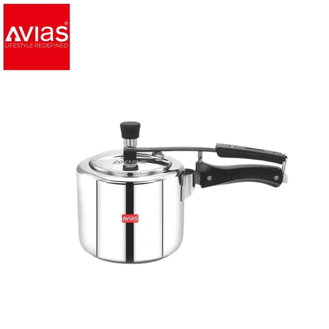 Avias Ceres Inner Lid Pressure Cooker 2L � Efficient Cooking in bulk from India — Ant Mascot