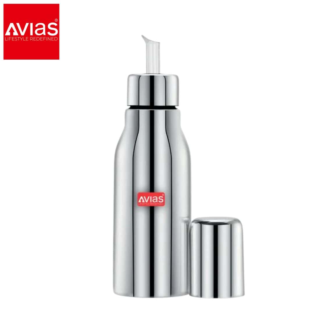 Avias Ezee Oil Pot 750Ml � Stainless Steel, Easy Pour in bulk from India — Ant Mascot