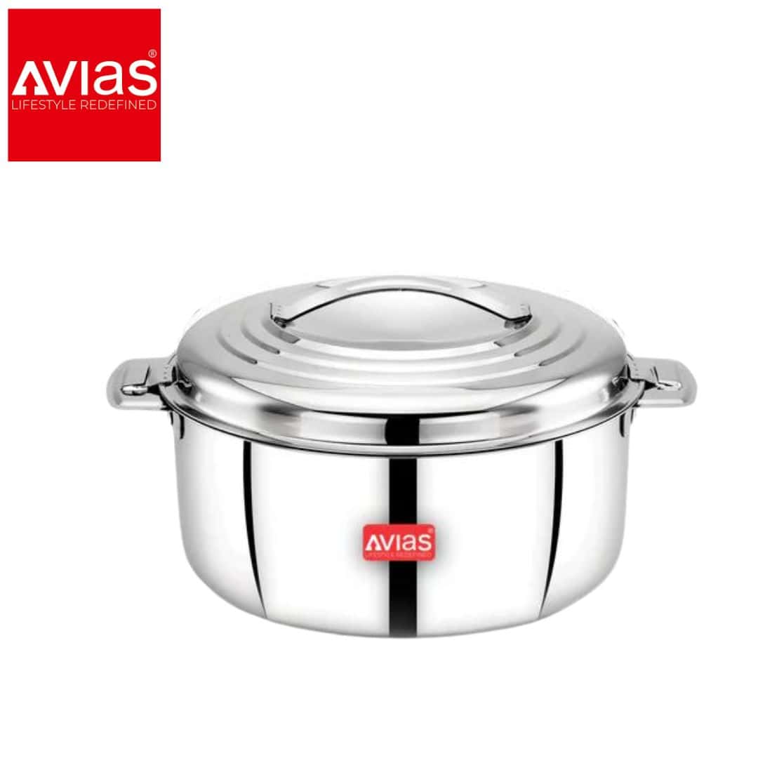 Avias Platina Casserole Premium 7500Ml � Stainless Steel in bulk from India — Ant Mascot
