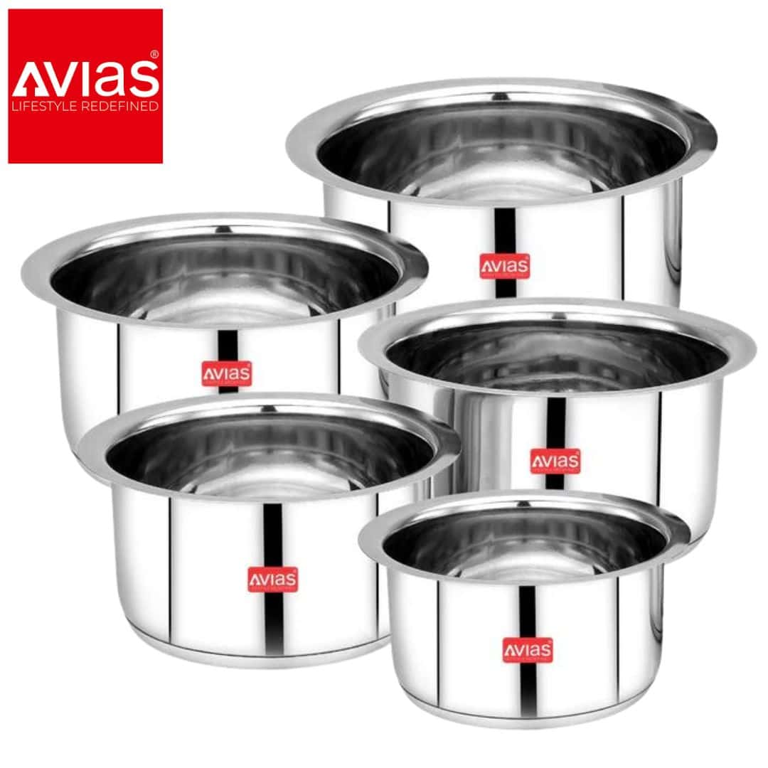 Avias Inox Ib Tope Set � 5 Pieces Stainless Steel in bulk from India — Ant Mascot