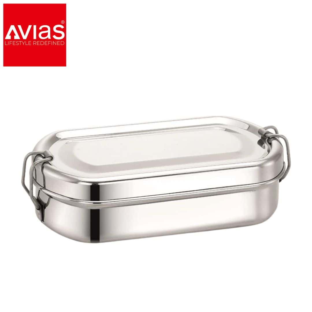 Avias Poly Lunch Box (Small) � Stainless Steel, Inner Box in bulk from India — Ant Mascot