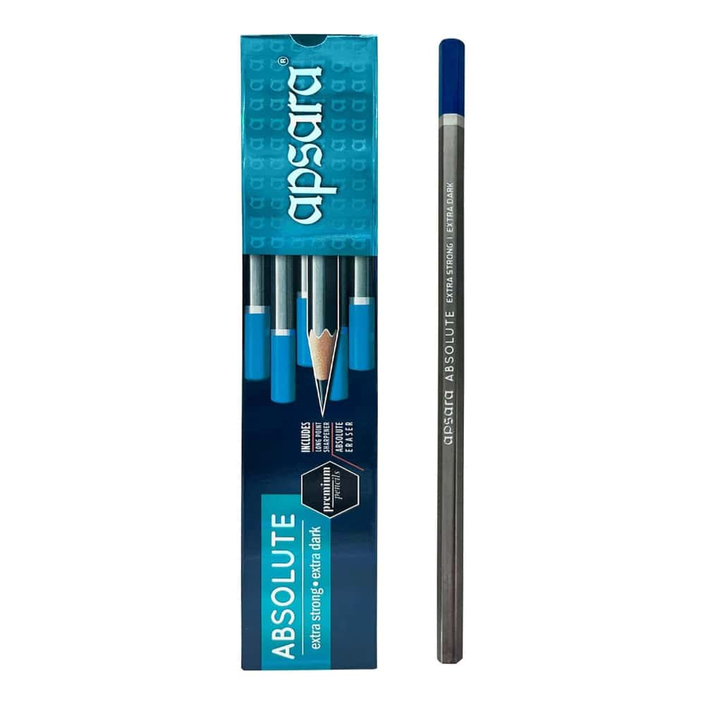 Apsara Absuolute Pencil 10 PC Pack in bulk from India — Ant Mascot