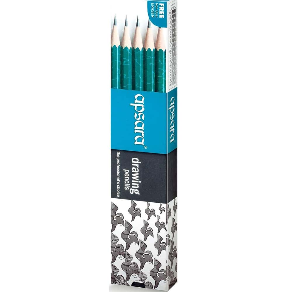 Apsara Drawing Pencil 10B 10 PC Pack in bulk from India — Ant Mascot