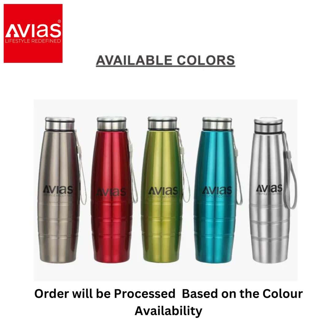 Avias Premia 1000Ml Water Bottle � Stainless Steel in bulk from India — Ant Mascot