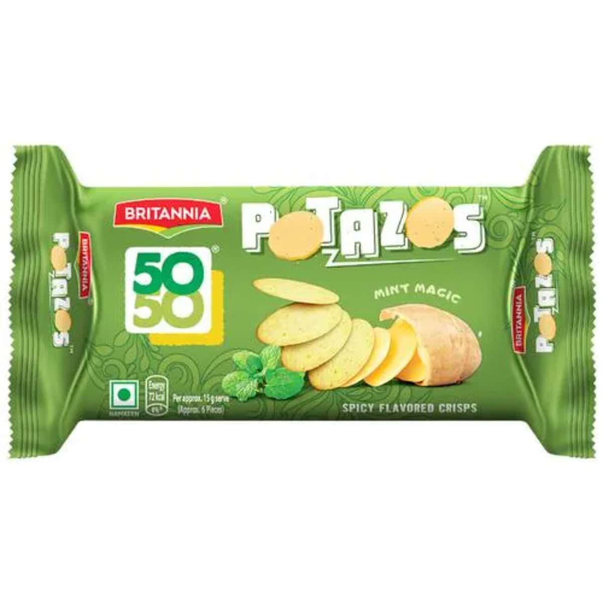 Britannia 50-50 Potazos MINT MAGIC 71.5g in bulk from India — Ant Mascot