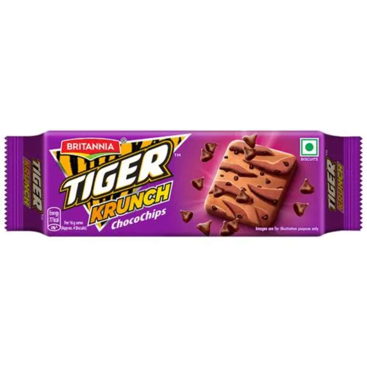 Britannia Tiger Krunch Choco Chips Biscuits 63 g in bulk from India — Ant Mascot