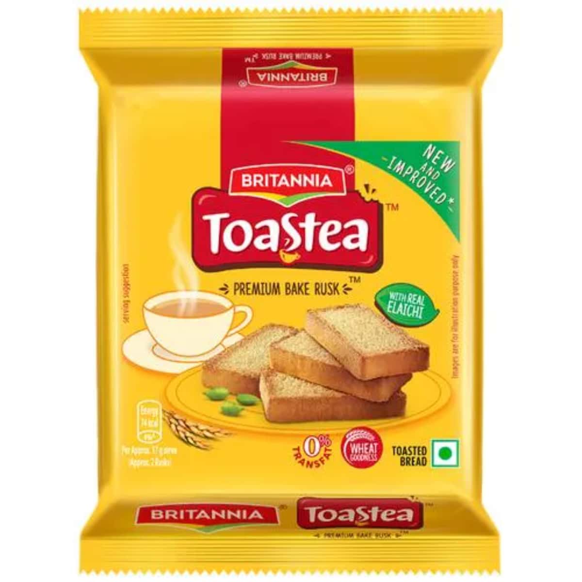 Britannia Toastea Premium Bake Rusk 50g in bulk from India — Ant Mascot